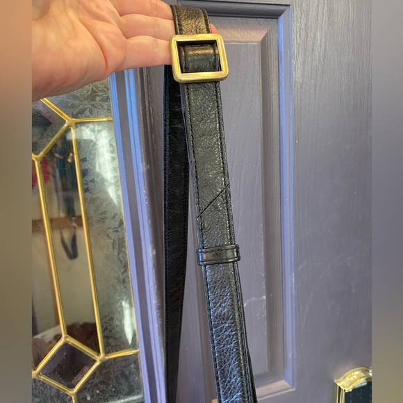 Black leather HOBO satchel bag. - Picture 7 of 14